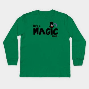 Magic Man Kids Long Sleeve T-Shirt